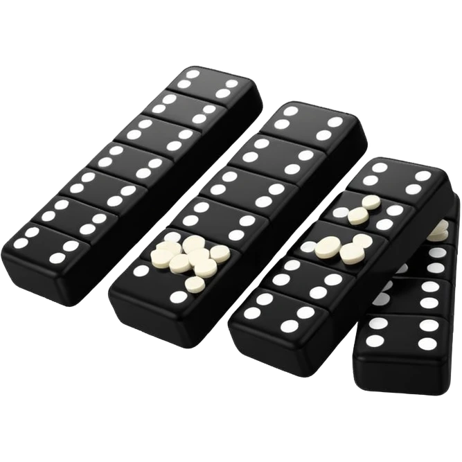 Falling Dominoes emoji