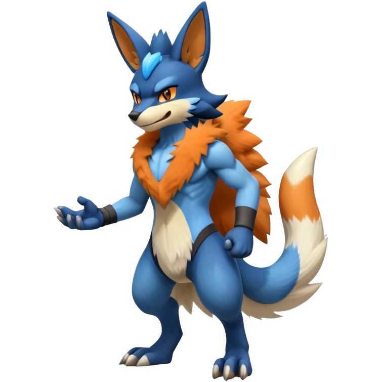 Lucario-Lombax-hybrid (Full body) emoji