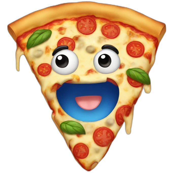 Happy Pizza emoji