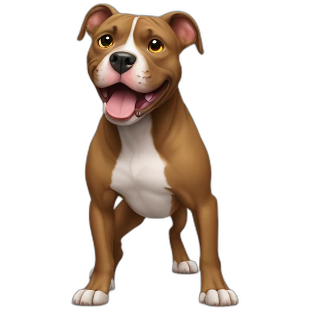 Pitbull bailando emoji
