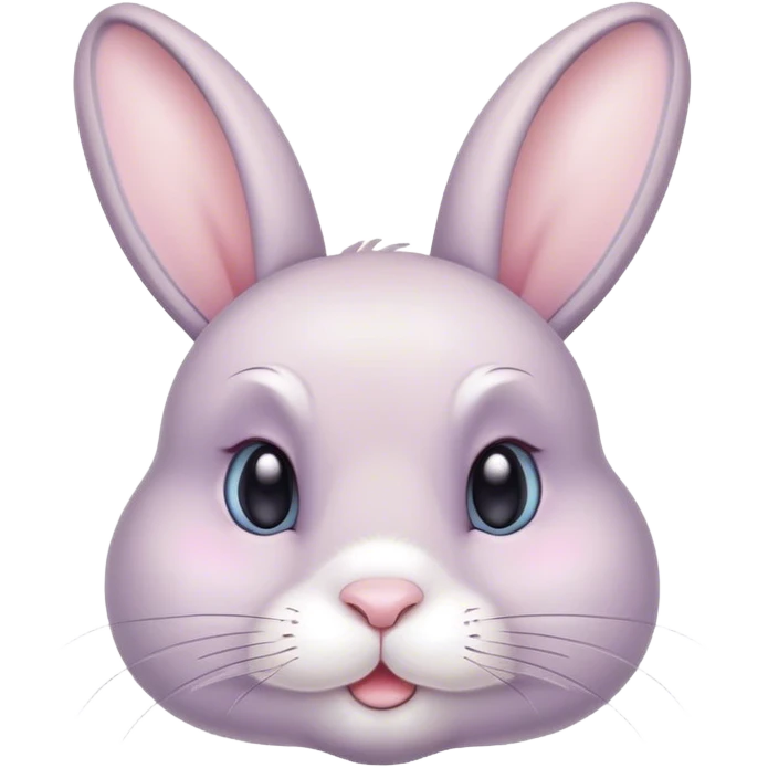 Милый зайчик в пастельных оттенках emoji