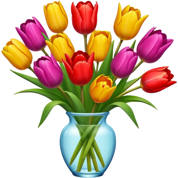 pretty tulips  emoji