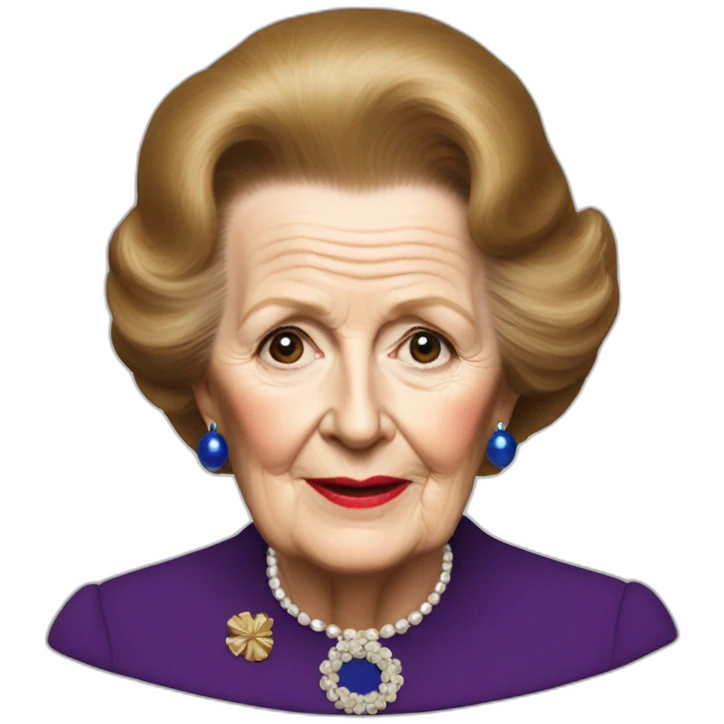 margaret thatcher christmas emoji