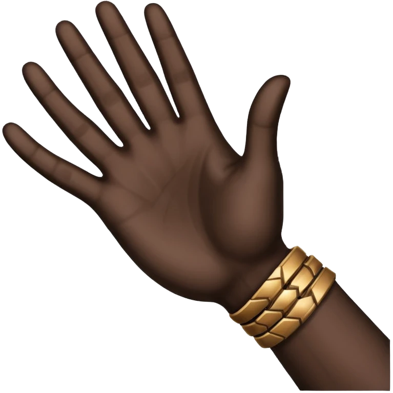 Wakanda forever hand sign  emoji