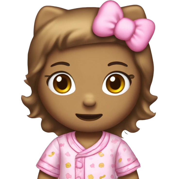 Hello Kitty en pyjama hello kitty  emoji