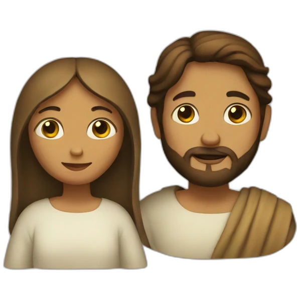 Mary and Jesus emoji