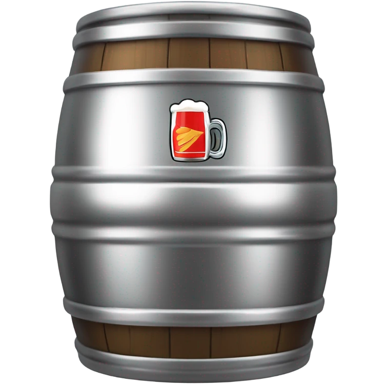 Keg beer emoji