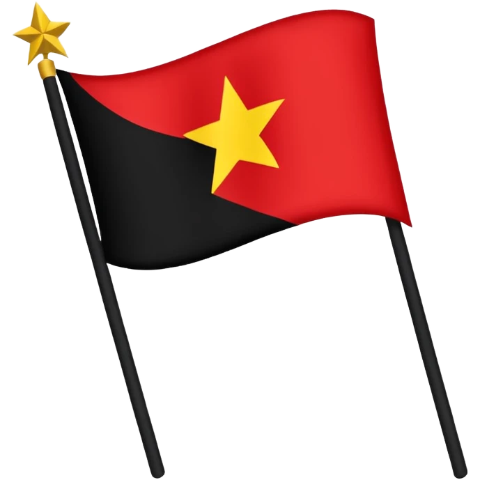 Le drapeau de mouvement militant des jeunes révolutionnaire emoji