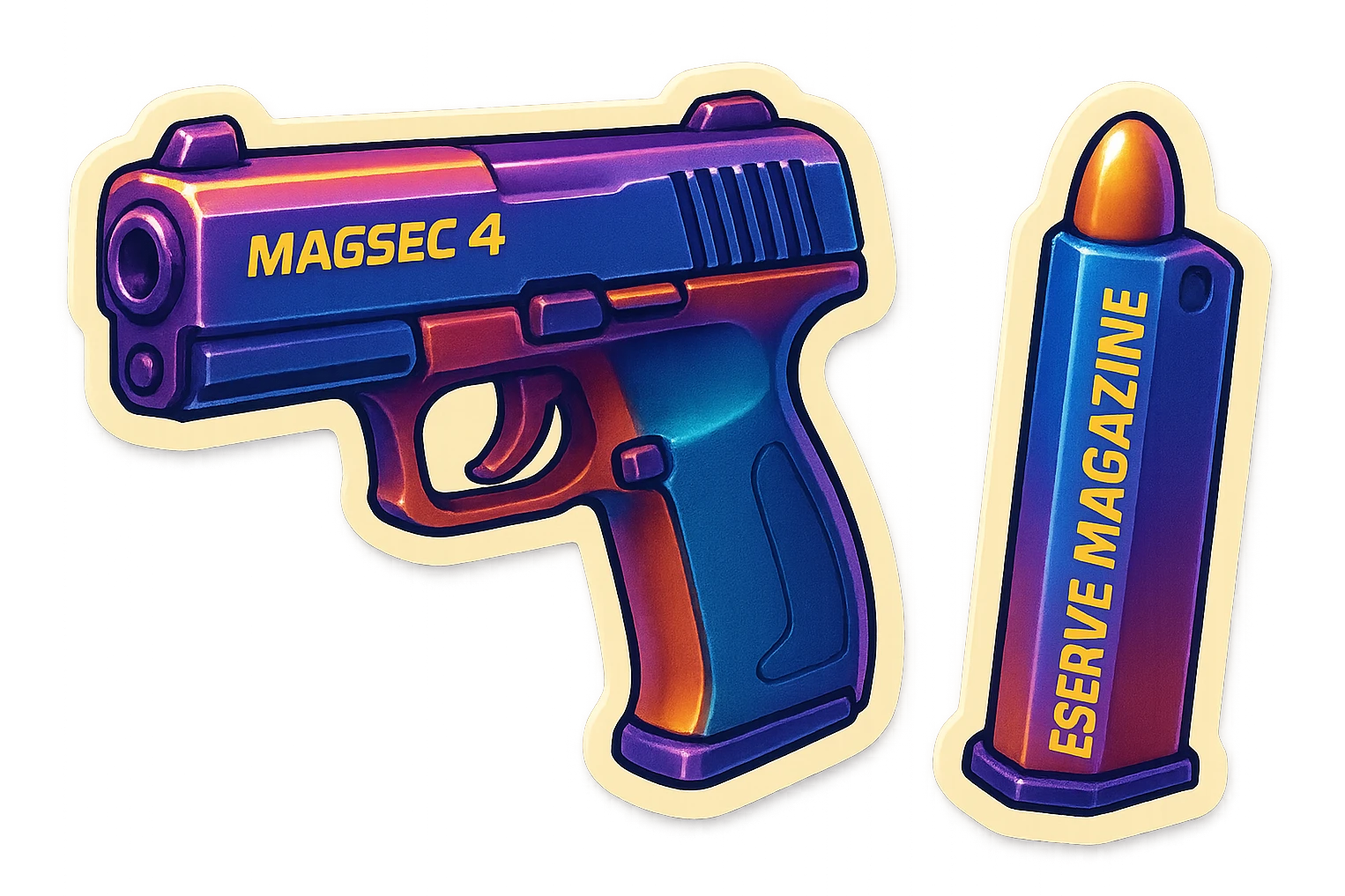  a magsec-4 from perfect dark and reserve magazine emoji