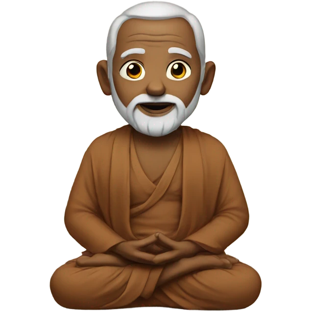 Wise yogi emoji