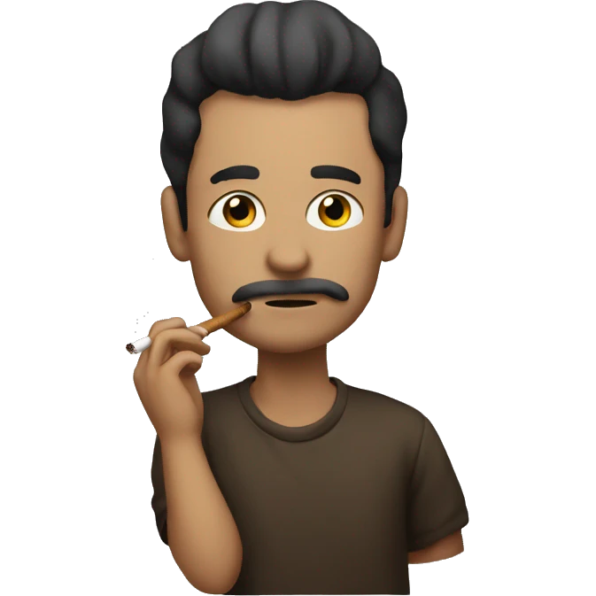 me smoking emoji