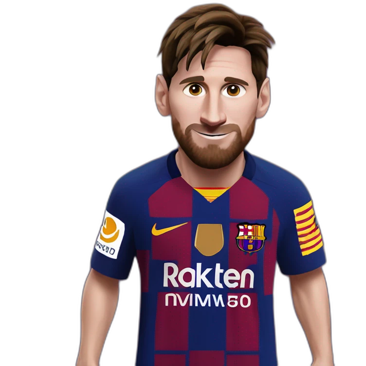 Leo Messi at Barça emoji