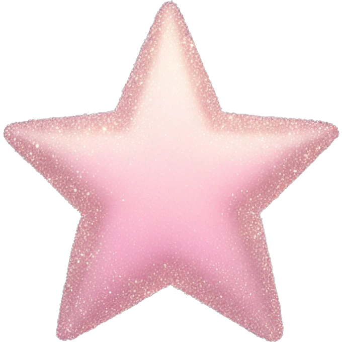 pale pink star sparkle emoji