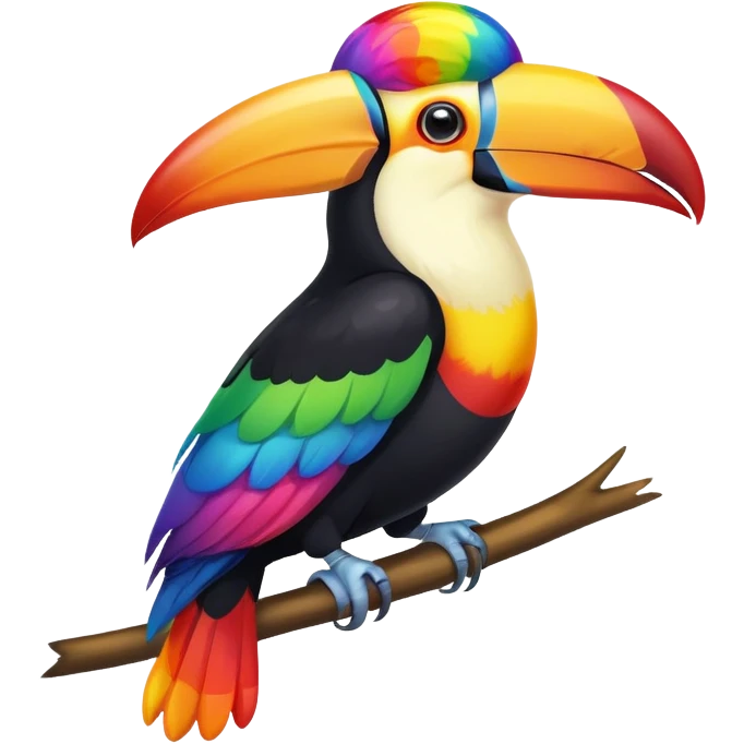 toucan rainbow  emoji