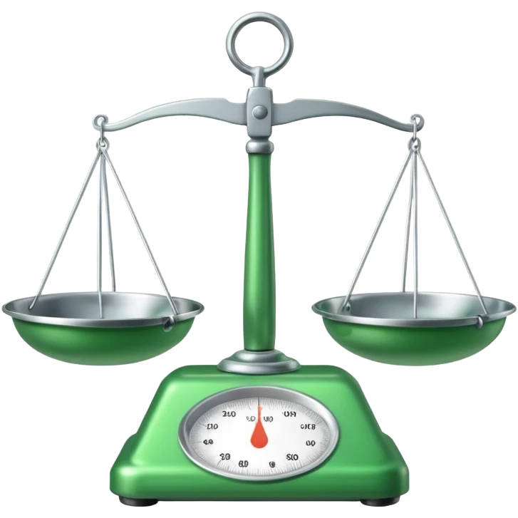 Scales with Green Pans emoji