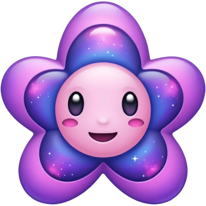 Pokemon legendary purple and pink cosmog emoji