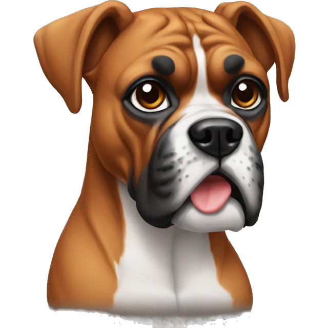 Boxer dog emoji