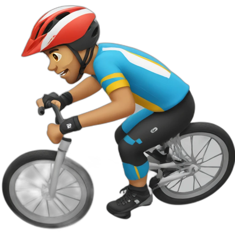 Bmx race emoji