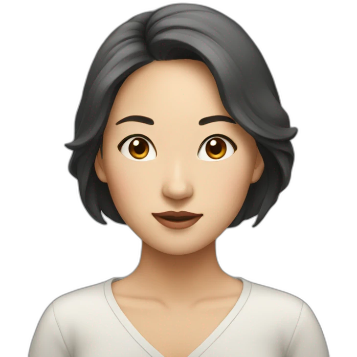 Beautiful Asian woman emoji