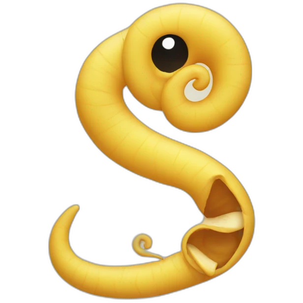Ear worm emoji