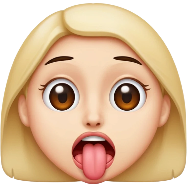 Roll eyes and Stick out tongue emoji