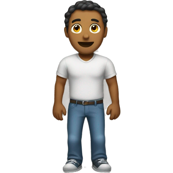a man open the door emoji