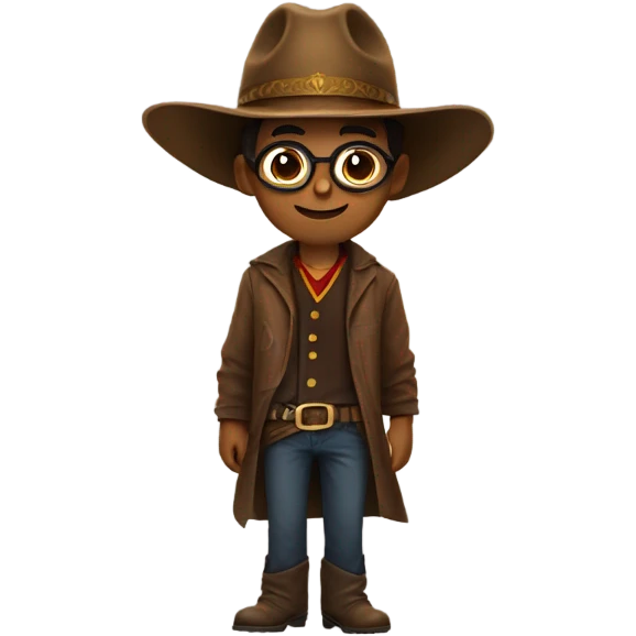 Harry potter with cowboy hat  emoji