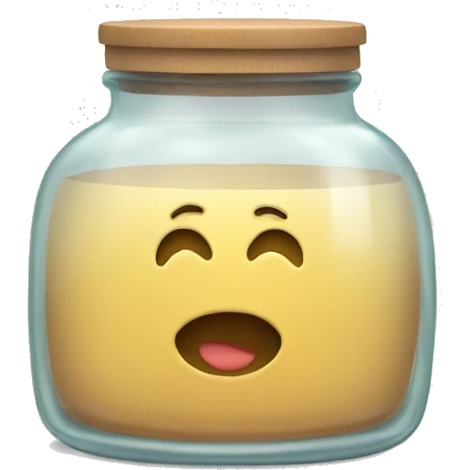glass cookie jar emoji