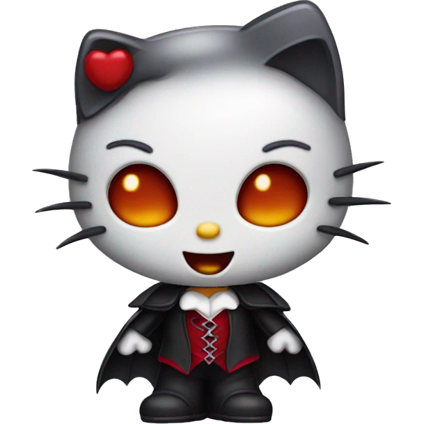 hello kitty vampire emoji