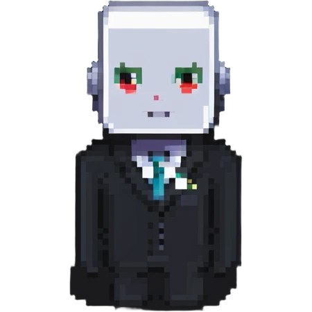 man with rectangle shaped head emoji