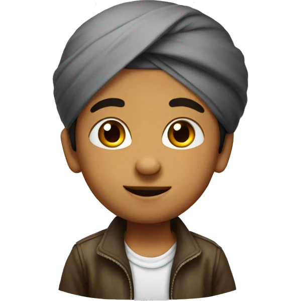 small cute punjabi kid emoji