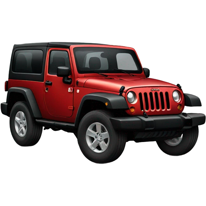 Black jeep wrangler  emoji