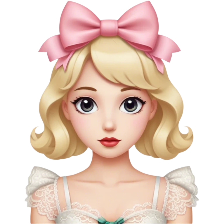 Lazo coquette  emoji