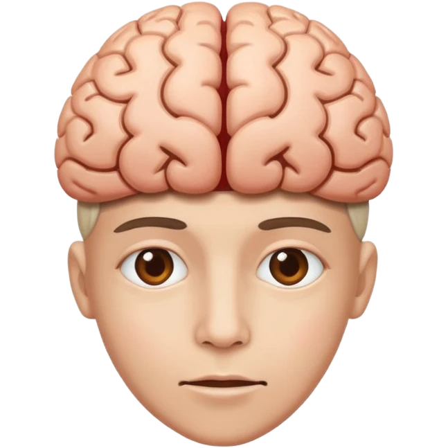 Create 67 emoji with a brain wrote emoji