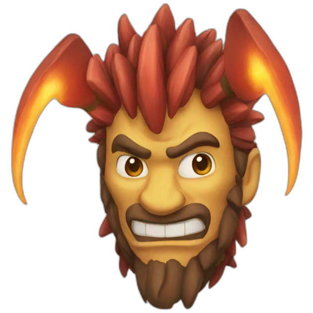 dragua feu emoji