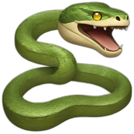 snake and rock emoji