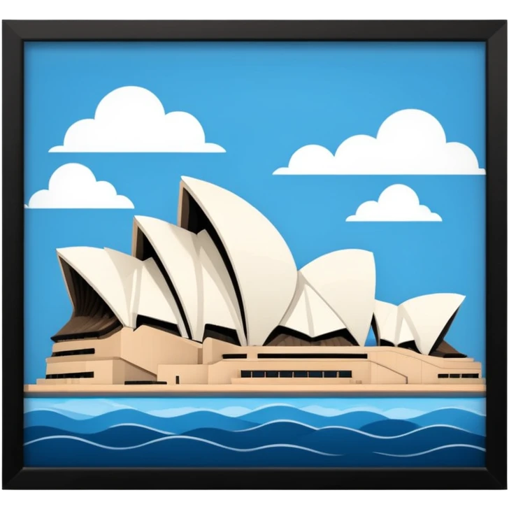 salesforce logo behind sydney opera house emoji