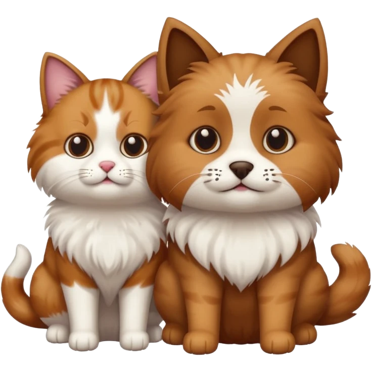cat dog emoji