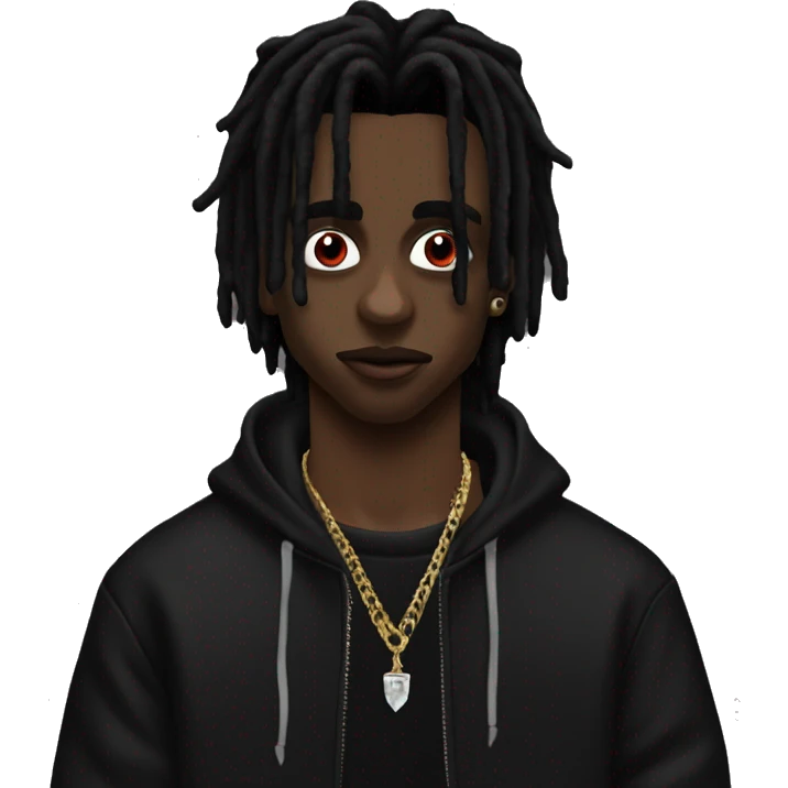 playboi carti vampire black emoji