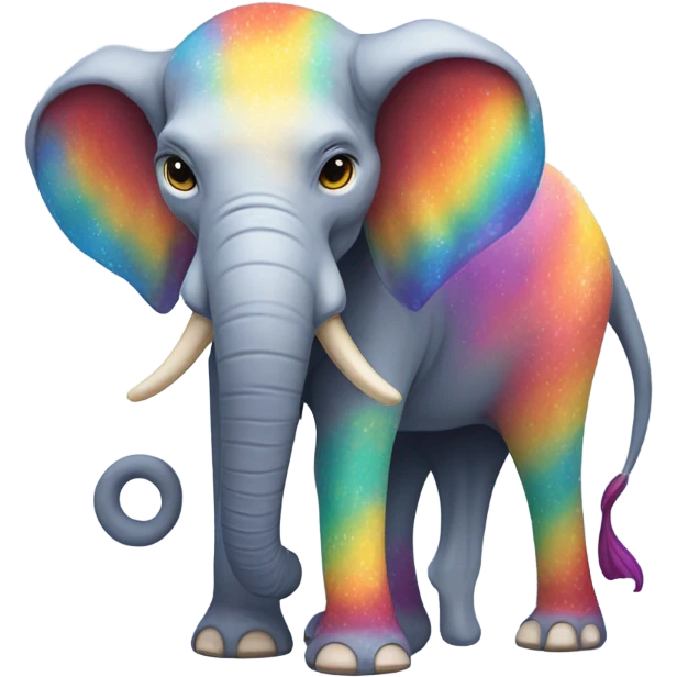 elephant and unicorn in one character emoji