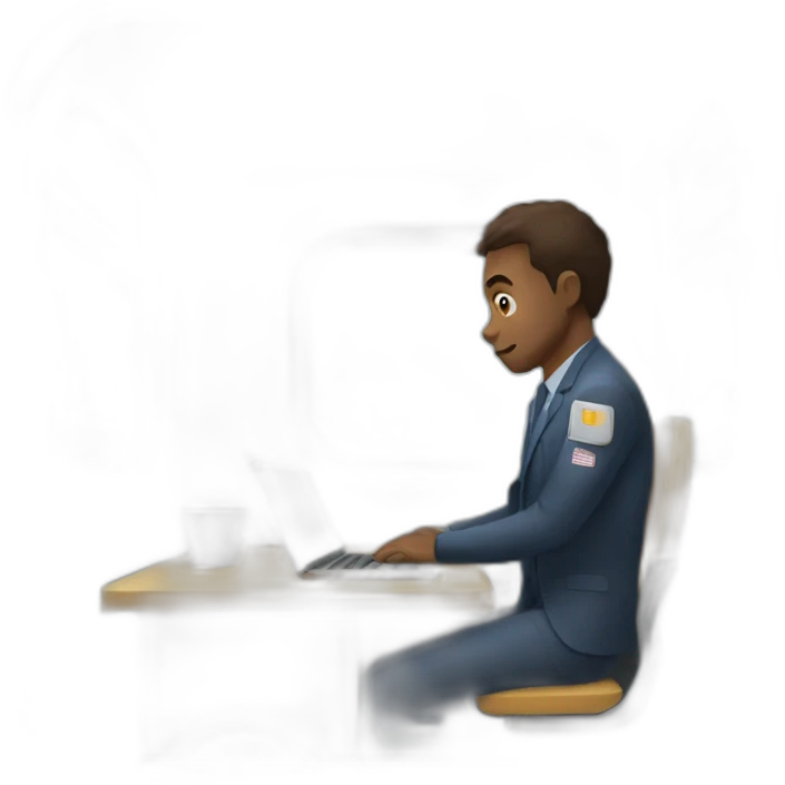 working-in-the-train emoji