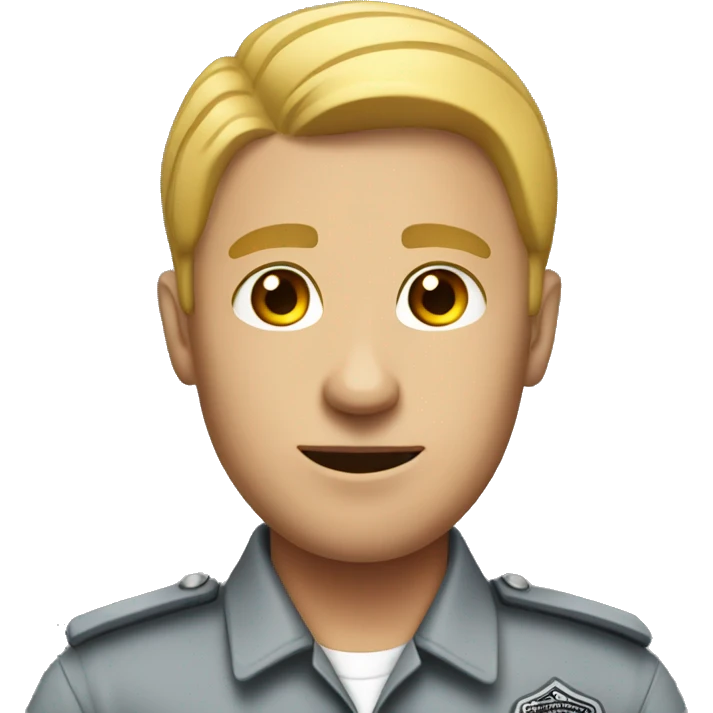 Male Prison Corrections Officer emoji