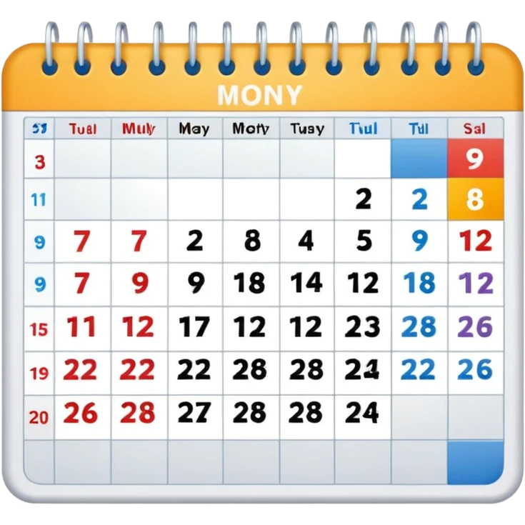 Calendar  emoji