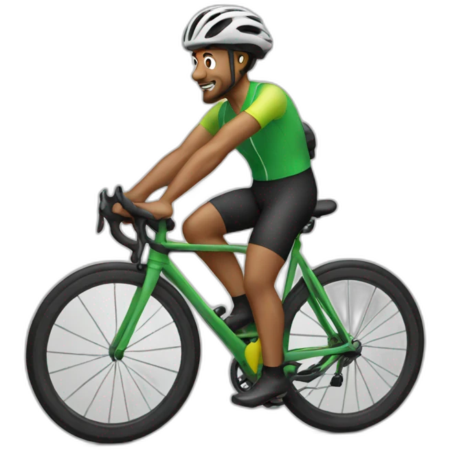 money making cyclist emoji