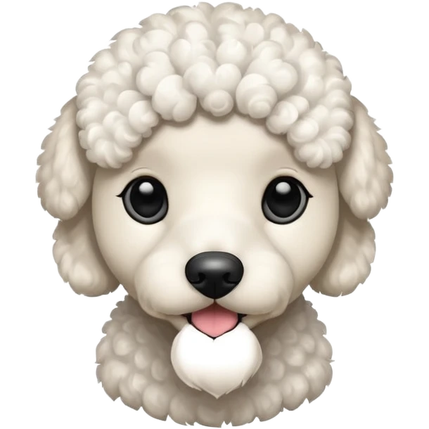 Perro poddle emoji