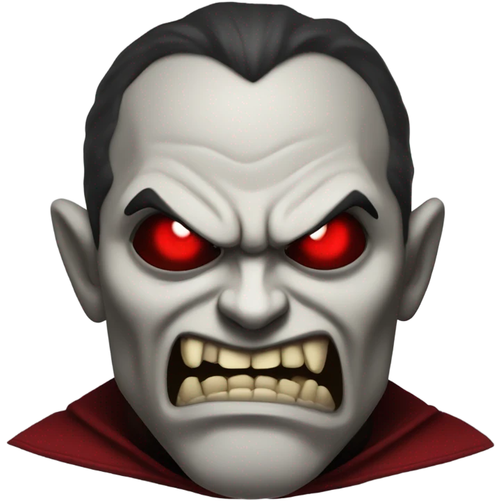 Hyulk as vampire angry emoji
