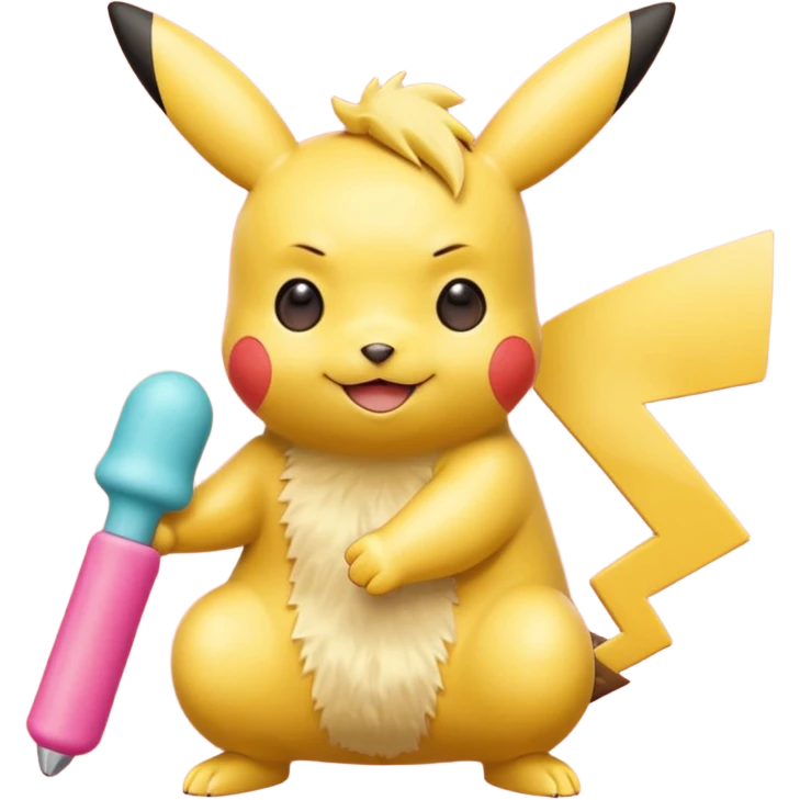 pikachu with dildo  emoji