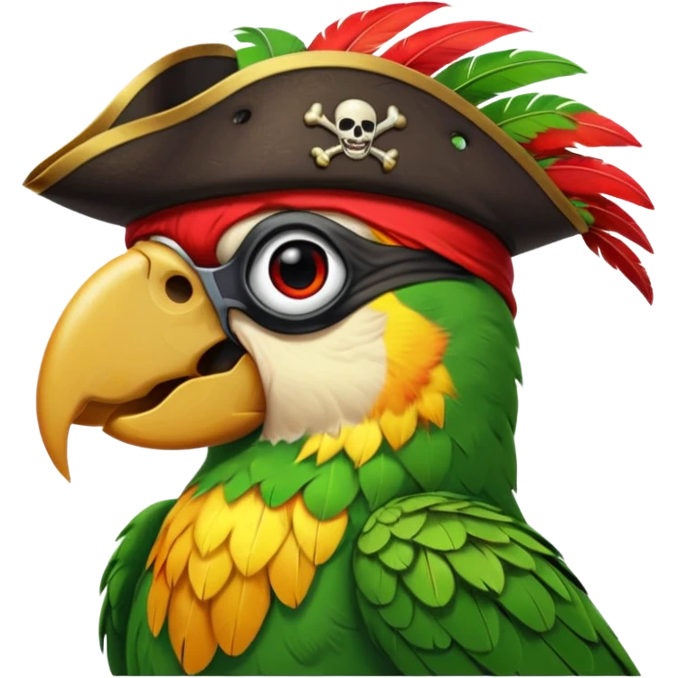 pirate parrot emoji