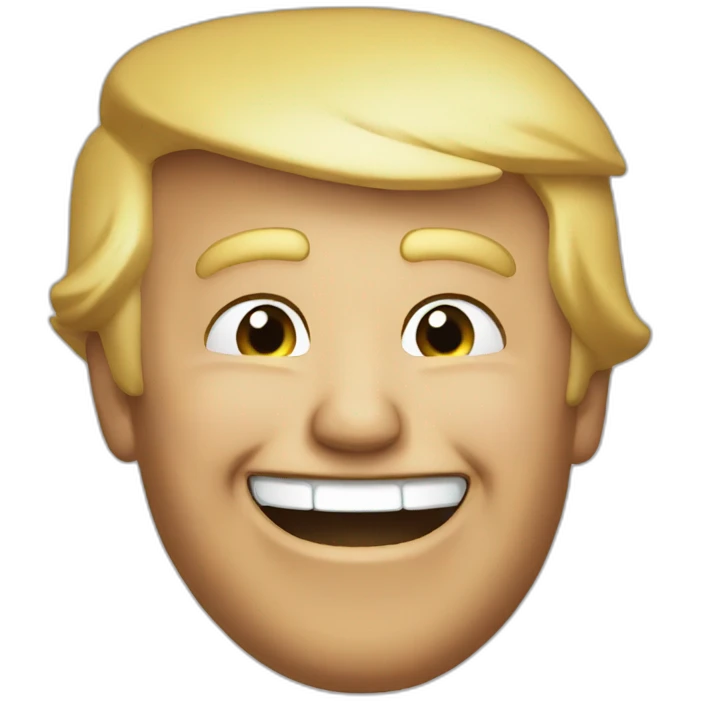 laughing Trump emoji