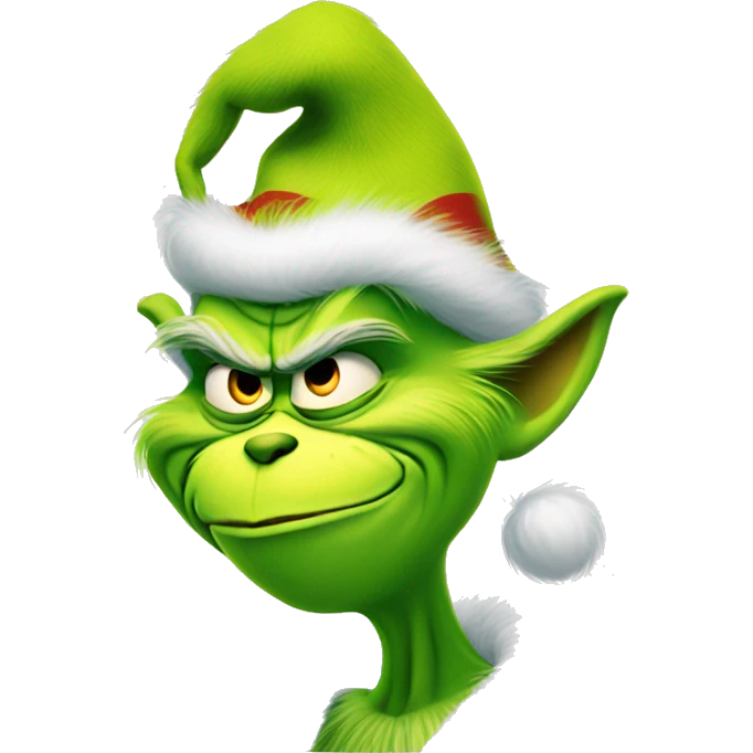 The grinch emoji